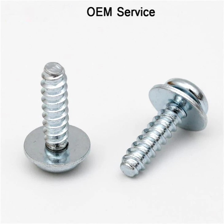 Carbon Steel Pan Head Zinc Plating Sem Screw