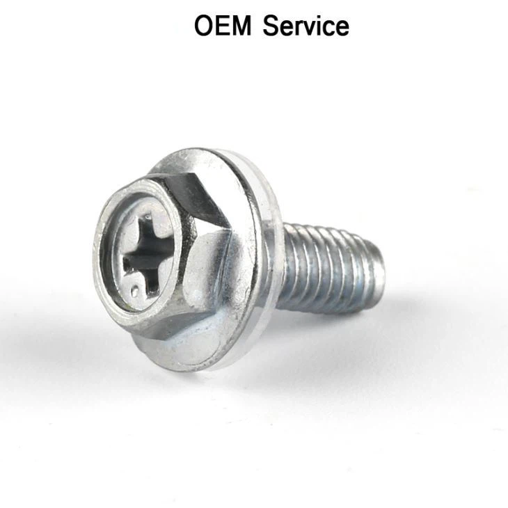 Hex Screws With Metal Nylon Washer