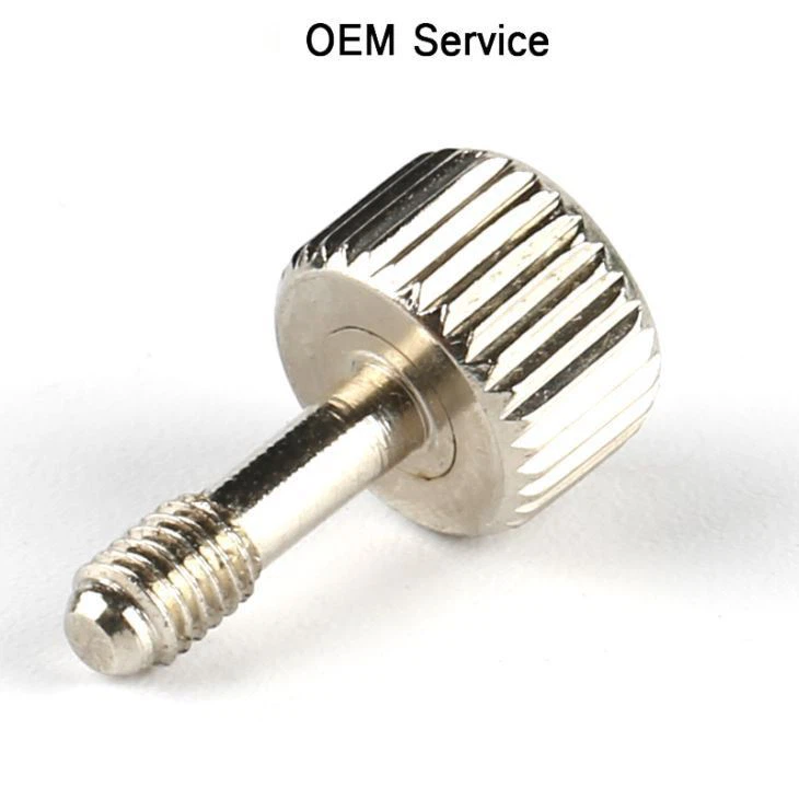 Half Threaded Knurled Thumb Screw